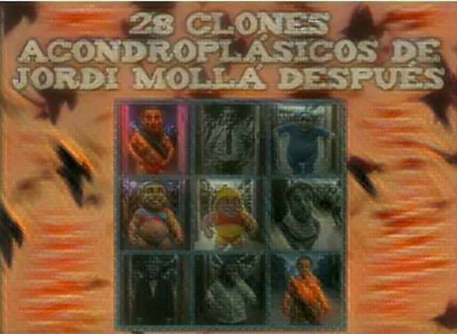 Portada de 28 clones acondroplásicos de Jordi Mollá después