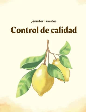 Portada de Control de calidad